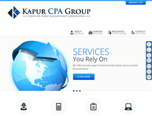 Tablet Screenshot of kapurcpa.com